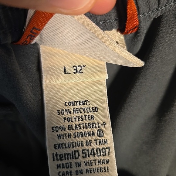 L.L. Bean Mens Large 30 Inseam Green Multisport Tech Joggers Athleisure 514097 - Picture 5 of 7